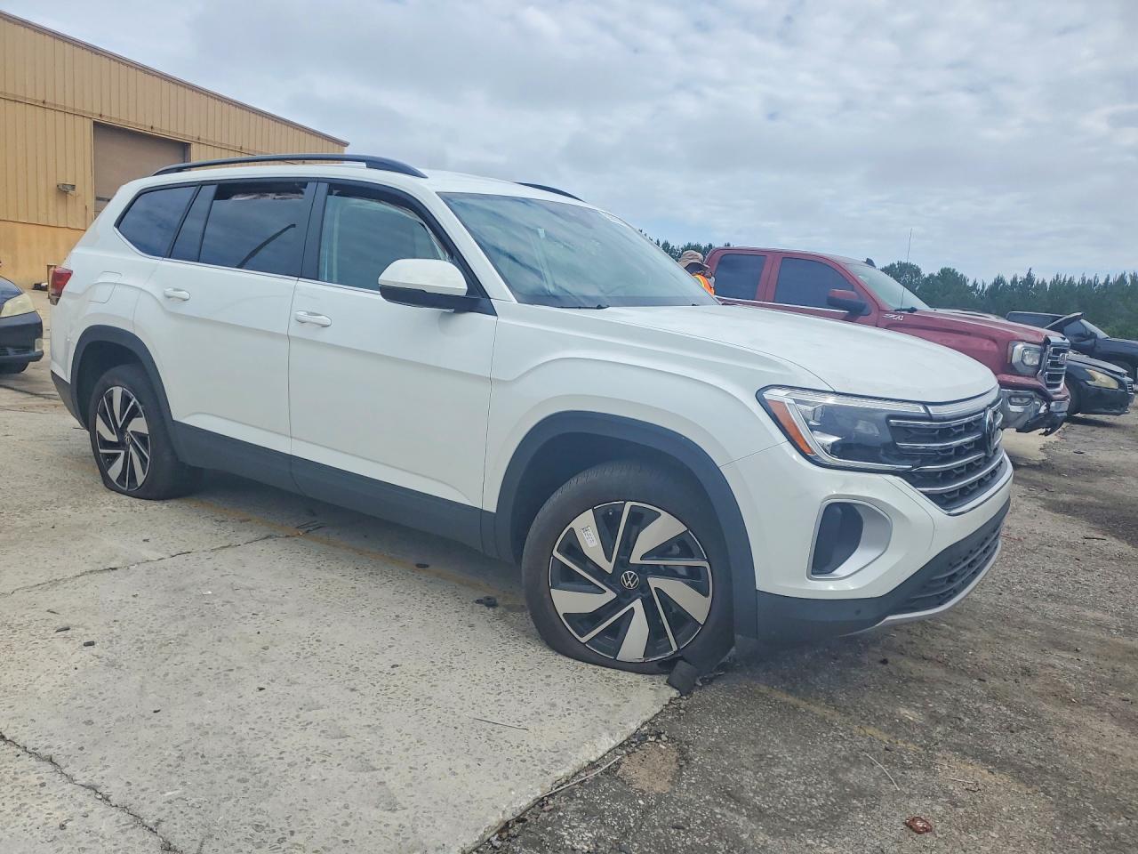 2024 Volkswagen Atlas Se White vin: 1V2WR2CA1RC612203