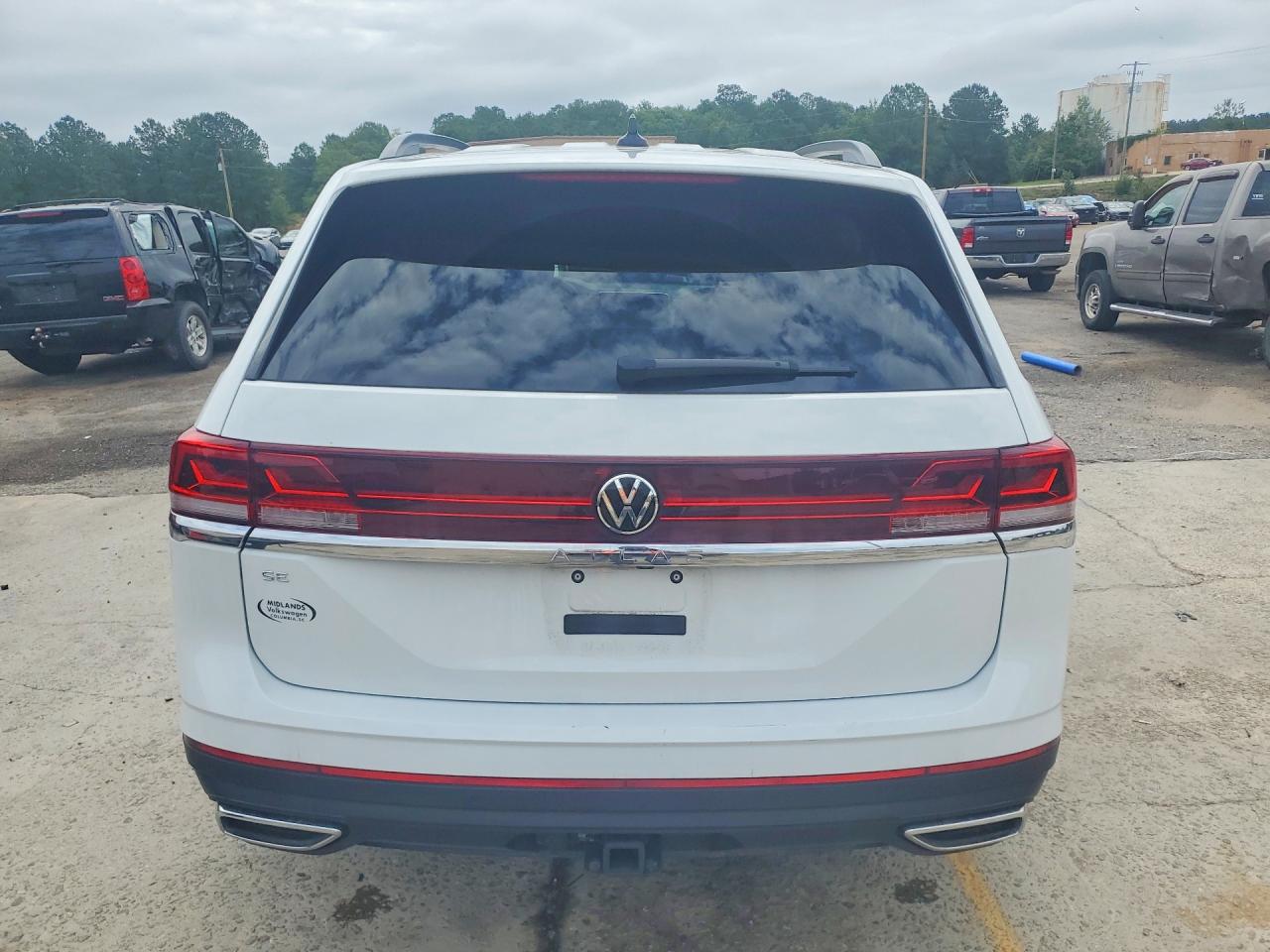2024 Volkswagen Atlas Se White vin: 1V2WR2CA1RC612203
