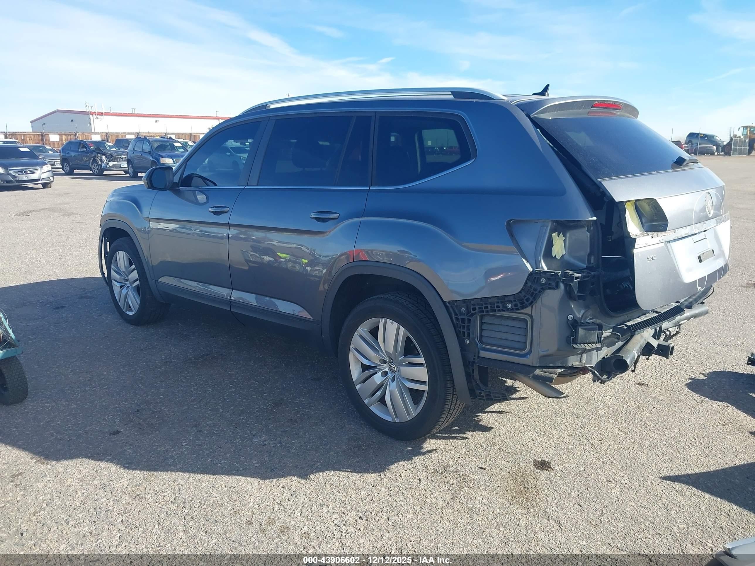 2019 Volkswagen Atlas 3.6l V6 Se W/technology Серый vin: 1V2WR2CA2KC622485