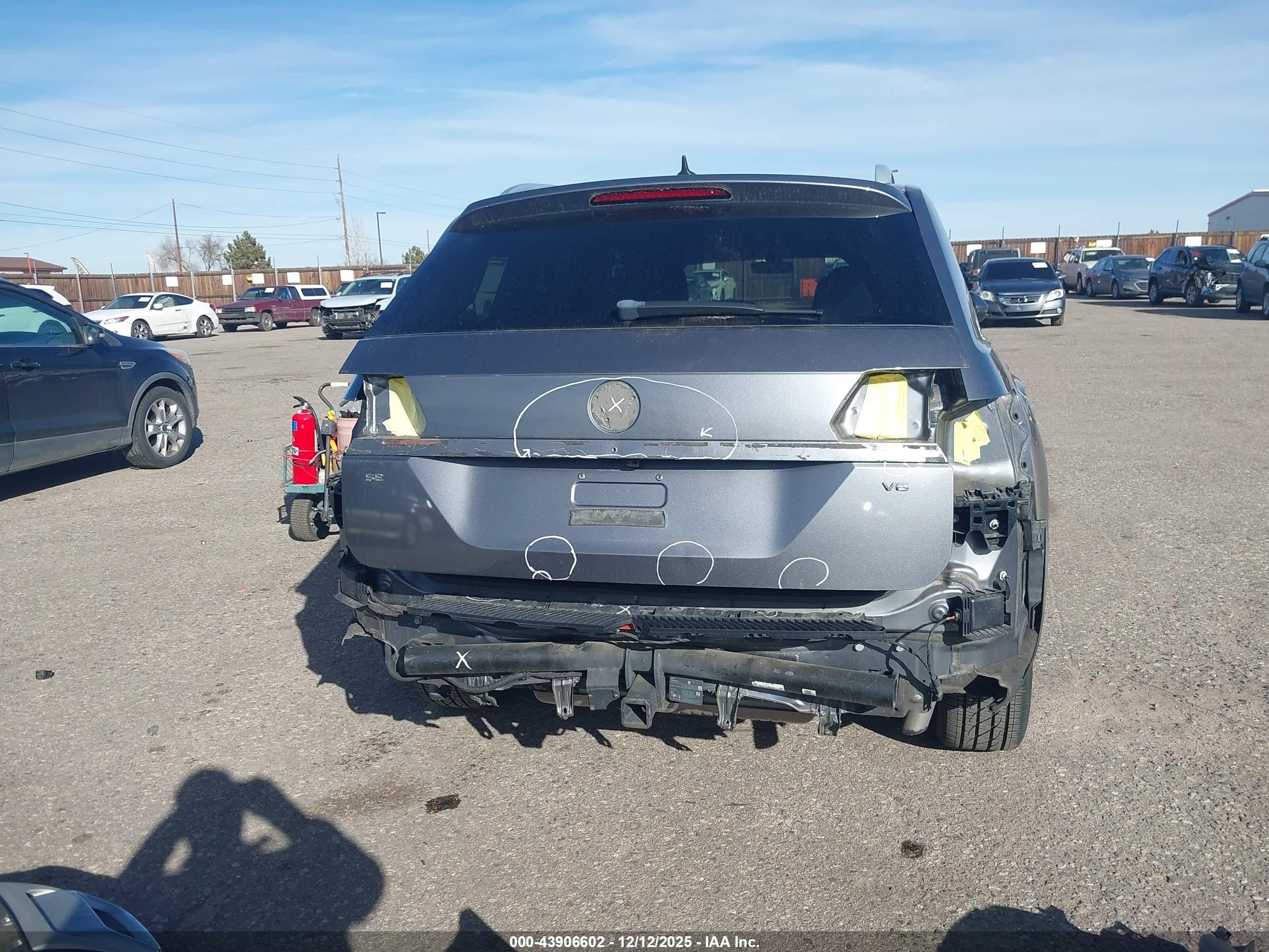 2019 Volkswagen Atlas 3.6l V6 Se W/technology Серый vin: 1V2WR2CA2KC622485
