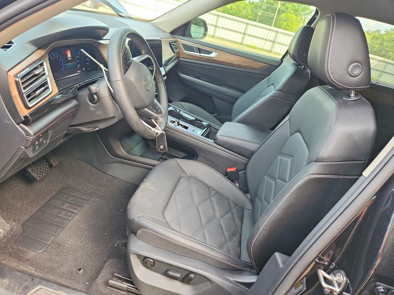 2025 Volkswagen Atlas Se Black vin: 1V2WR2CA2SC554172