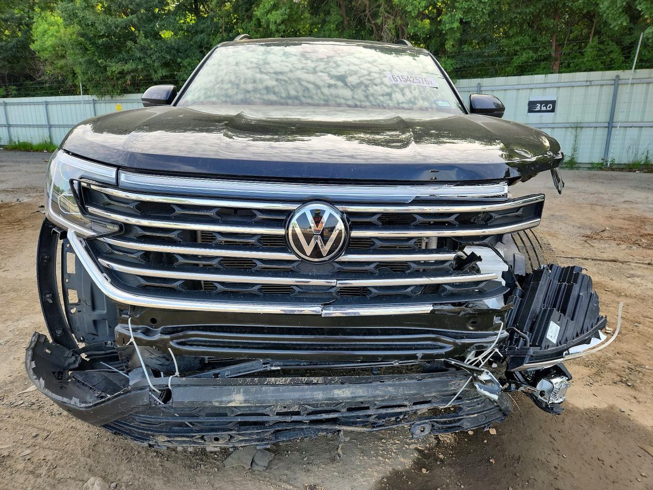 2025 Volkswagen Atlas Se Black vin: 1V2WR2CA2SC554172