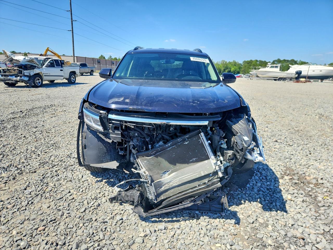 2022 Volkswagen Atlas Se Black vin: 1V2WR2CA3NC507737