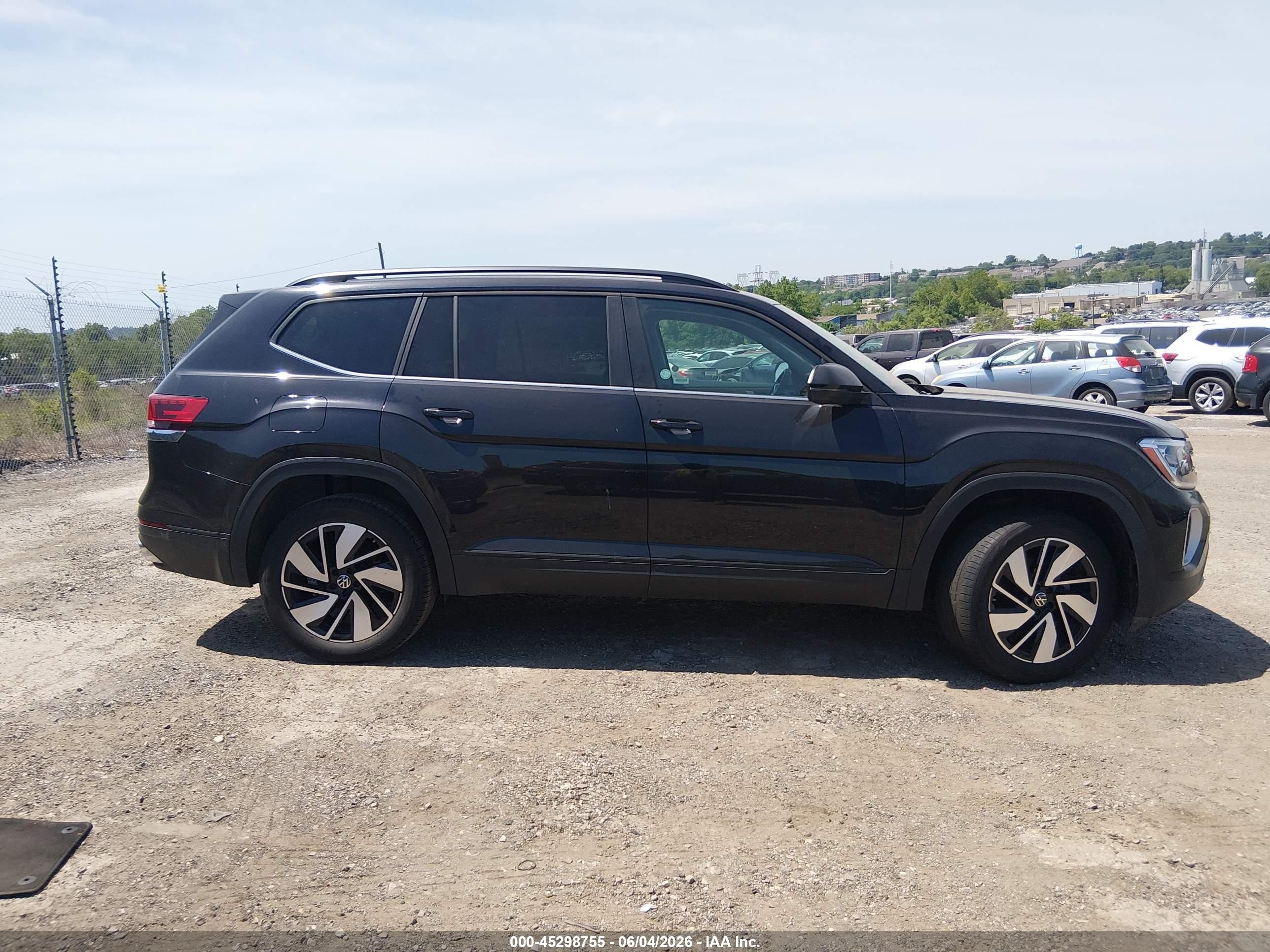 2024 Volkswagen Atlas 2.0t Se W/technology Black vin: 1V2WR2CA5RC570070