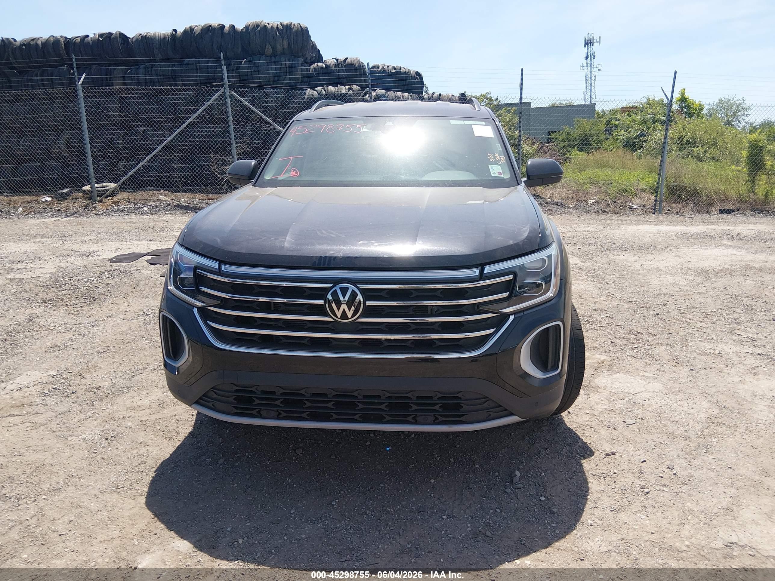 2024 Volkswagen Atlas 2.0t Se W/technology Black vin: 1V2WR2CA5RC570070