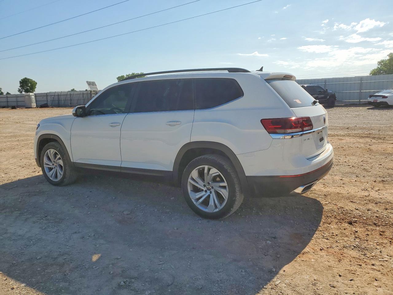 2021 Volkswagen Atlas Se White vin: 1V2WR2CA9MC580335