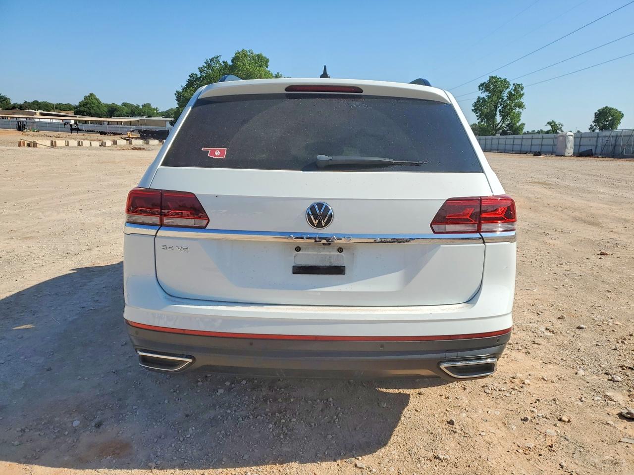 2021 Volkswagen Atlas Se White vin: 1V2WR2CA9MC580335