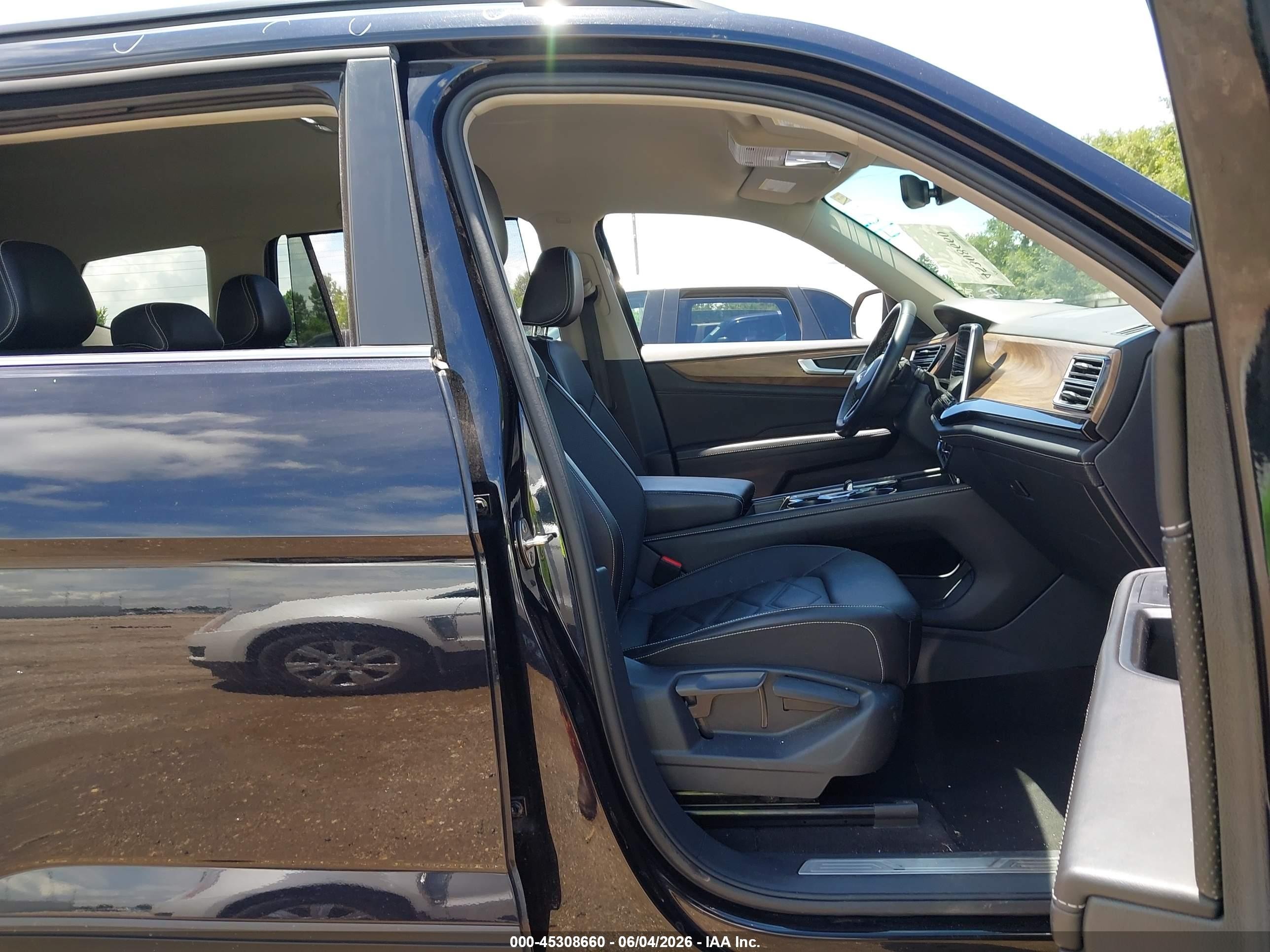 2025 Volkswagen Atlas 2.0t Se W/technology Черный vin: 1V2WR2CA9SC505793