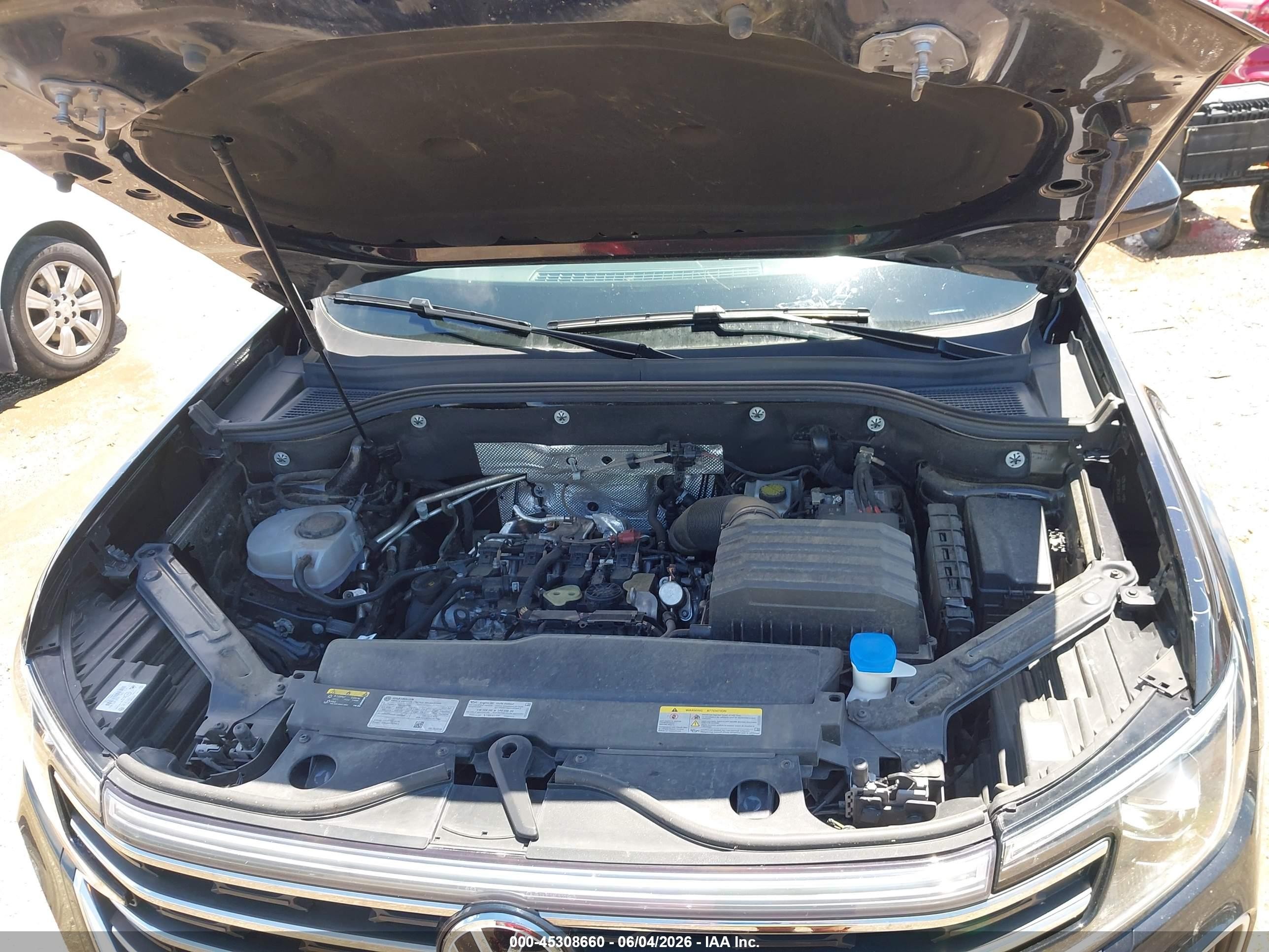 2025 Volkswagen Atlas 2.0t Se W/technology Черный vin: 1V2WR2CA9SC505793