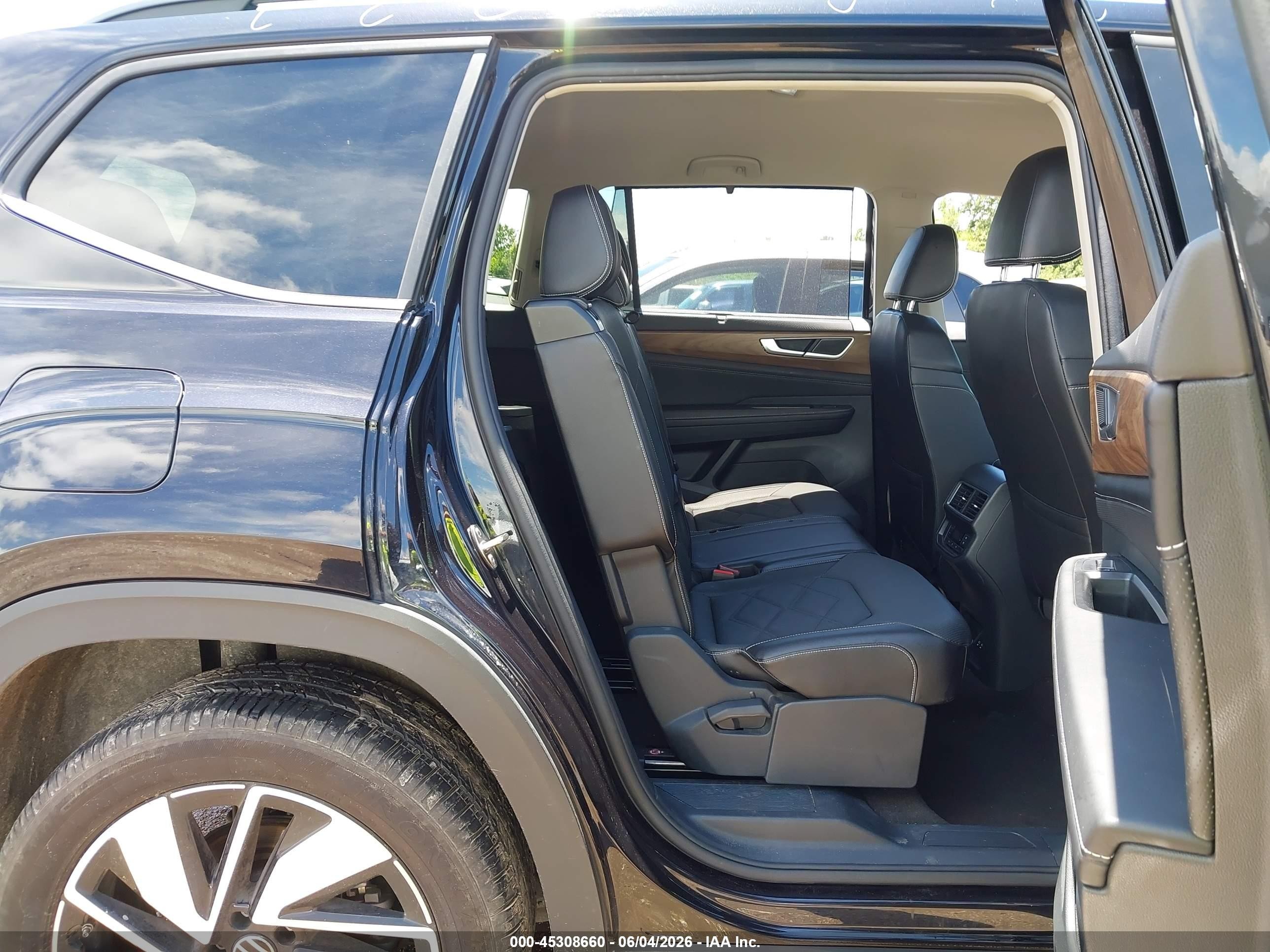 2025 Volkswagen Atlas 2.0t Se W/technology Черный vin: 1V2WR2CA9SC505793