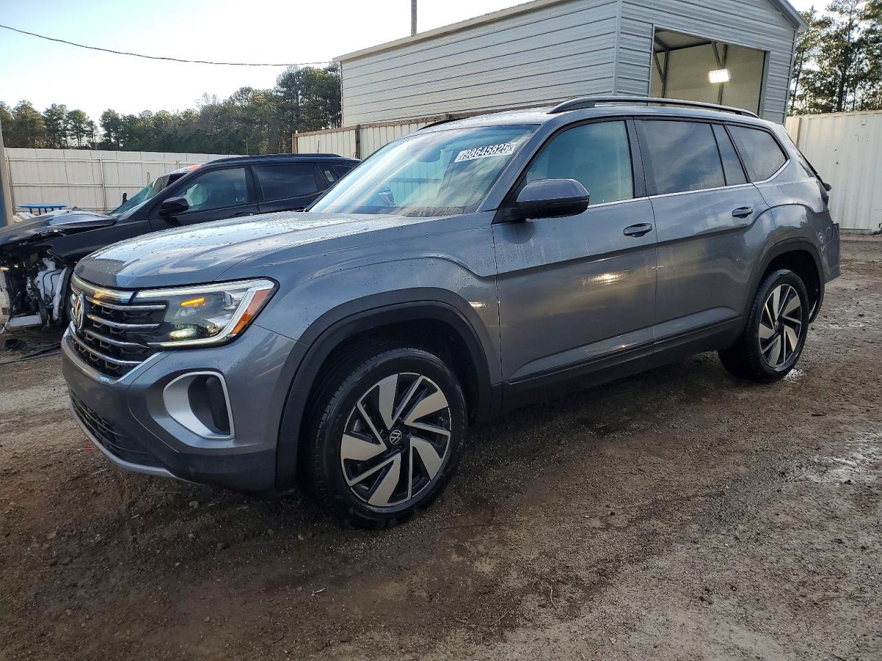 2025 Volkswagen Atlas Se Серый vin: 1V2WR2CA9SC506796