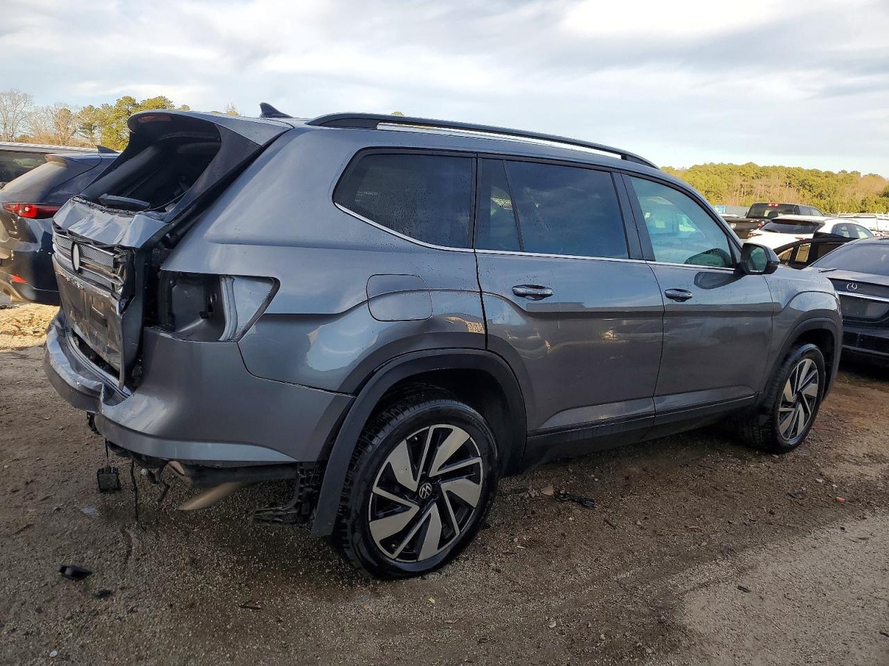 2025 Volkswagen Atlas Se Gray vin: 1V2WR2CA9SC506796