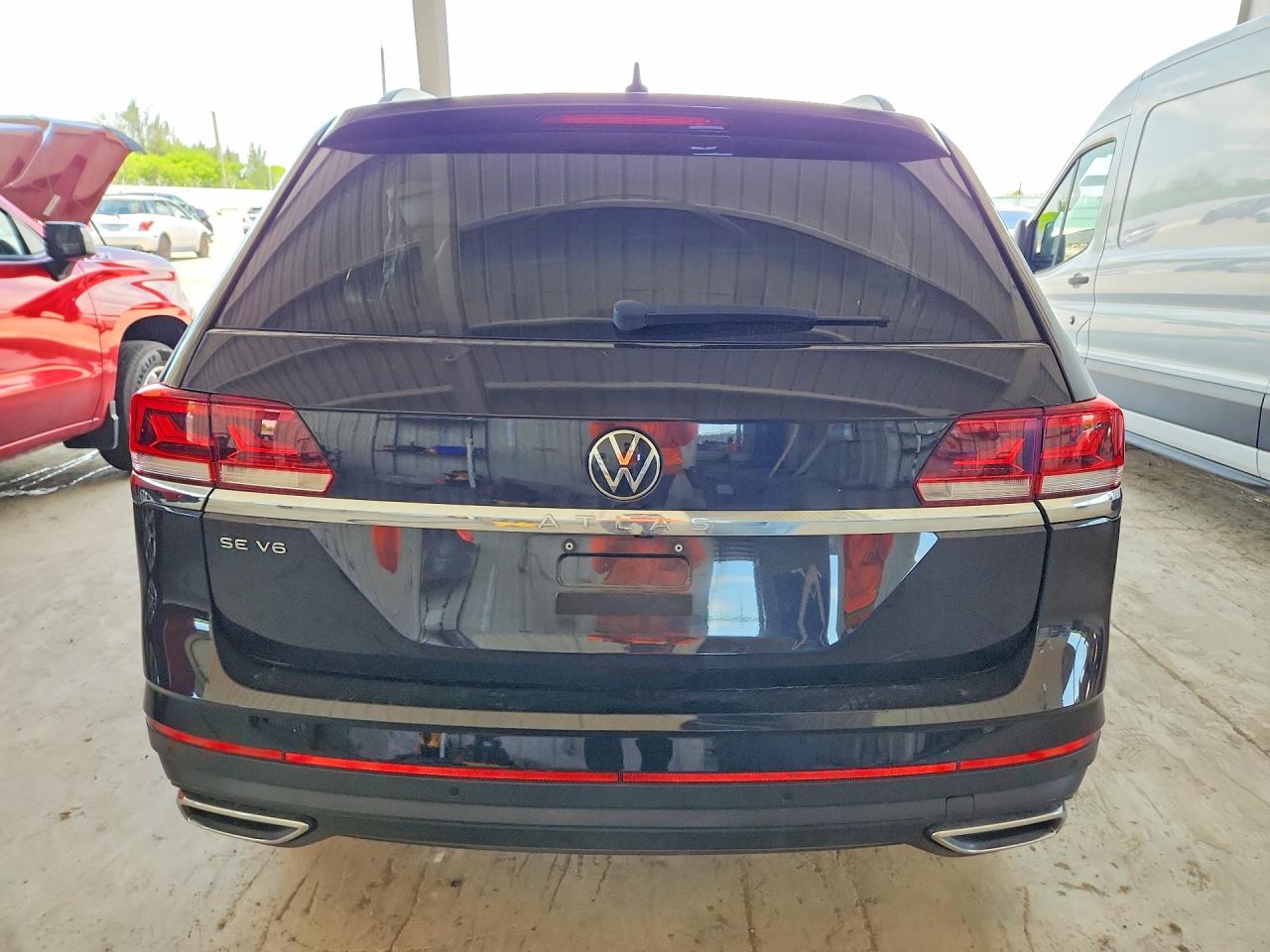 2021 Volkswagen Atlas Se Black vin: 1V2WR2CAXMC594812
