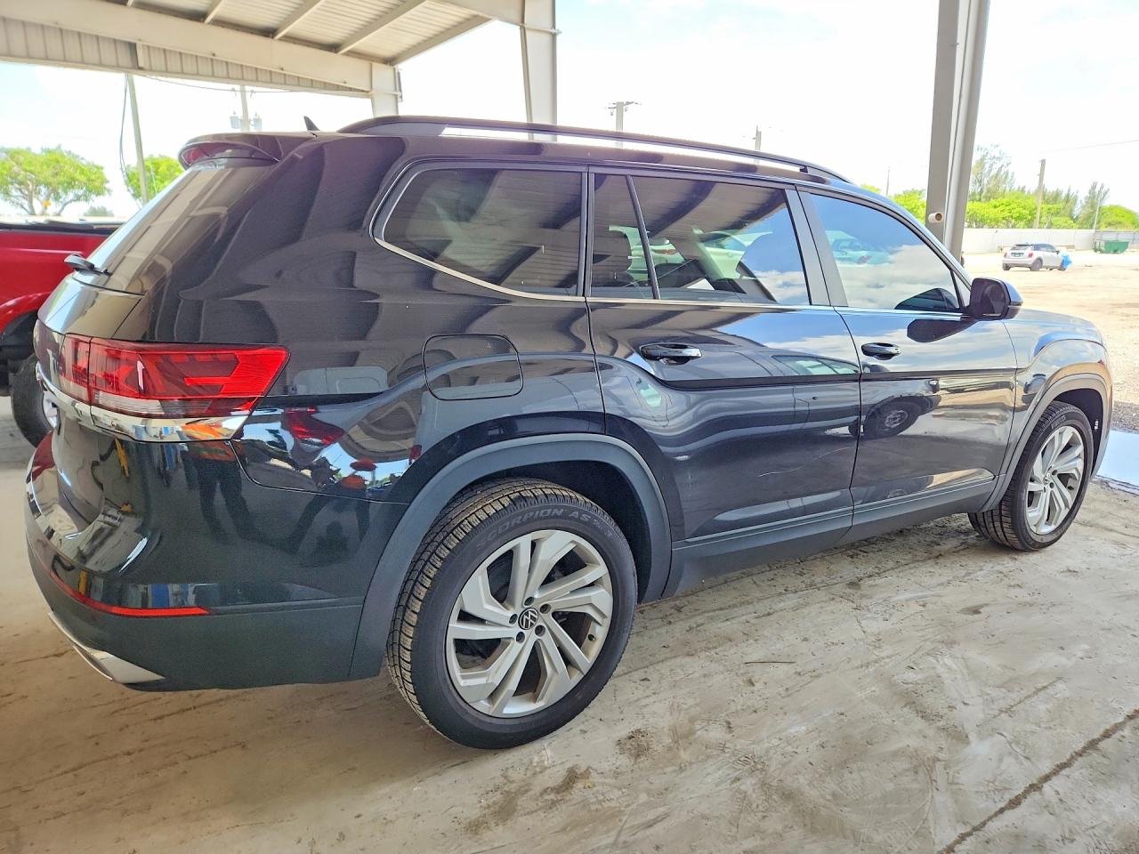 2021 Volkswagen Atlas Se Black vin: 1V2WR2CAXMC594812