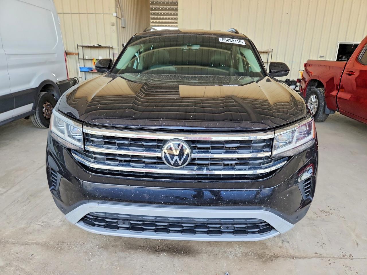 2021 Volkswagen Atlas Se Black vin: 1V2WR2CAXMC594812