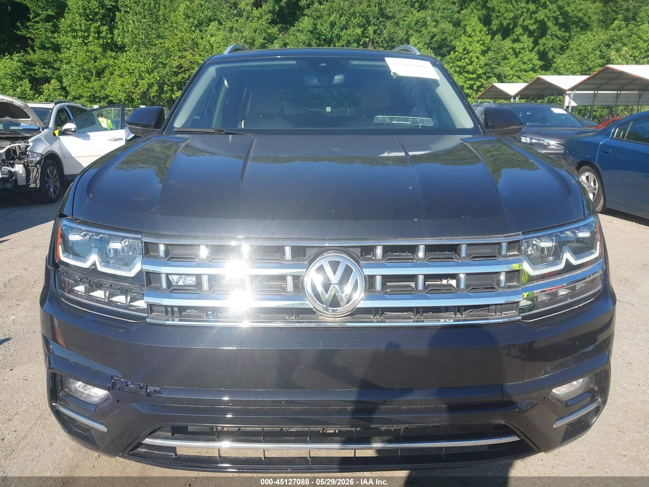2019 Volkswagen Atlas 3.6l V6 Se W/technology R-line Black vin: 1V2XR2CA6KC562845
