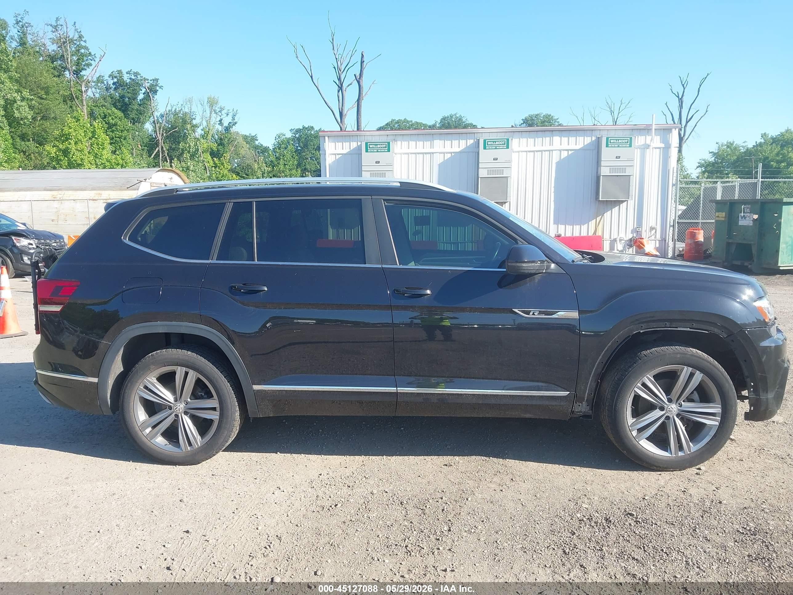 2019 Volkswagen Atlas 3.6l V6 Se W/technology R-line Black vin: 1V2XR2CA6KC562845