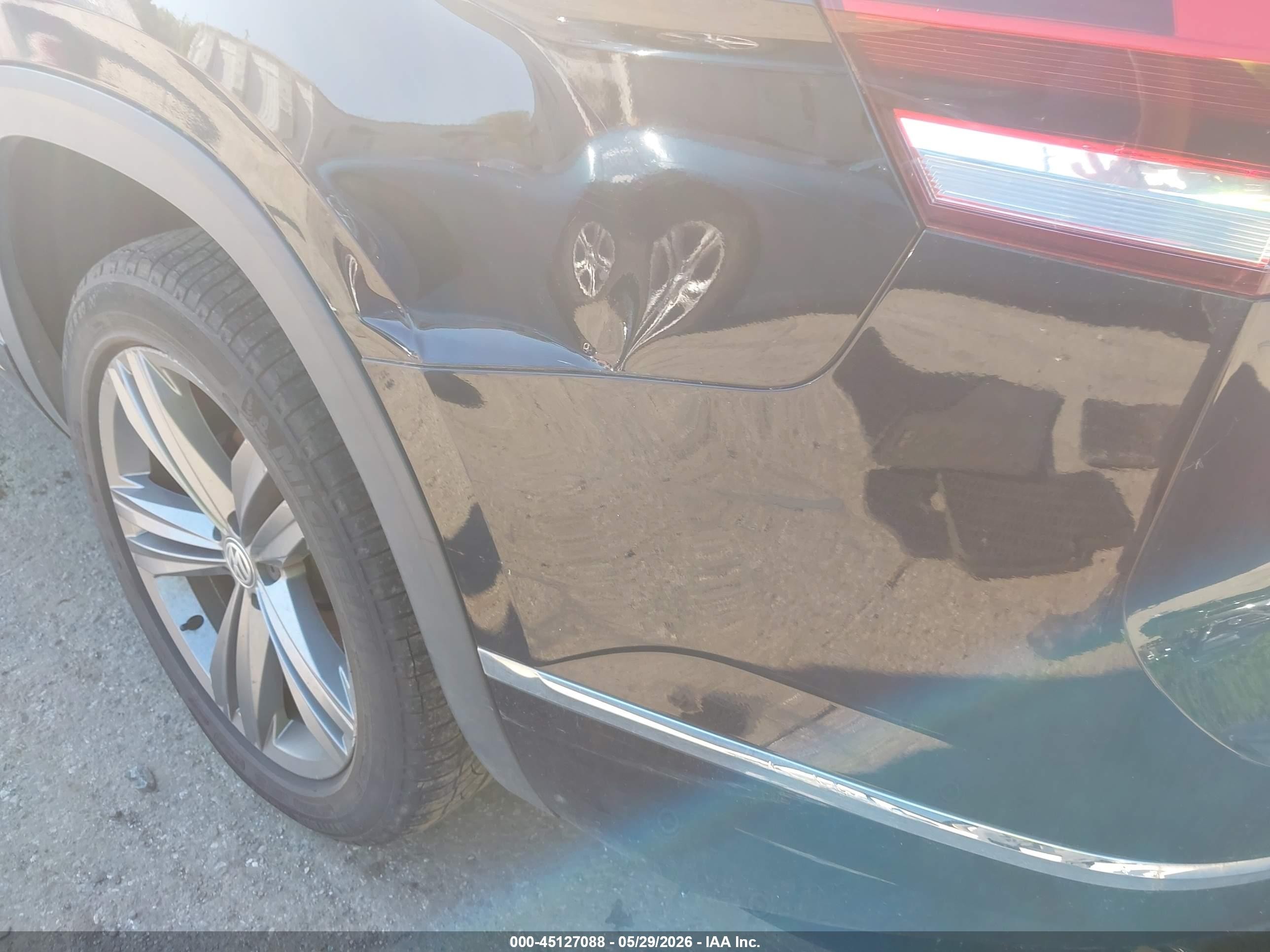 2019 Volkswagen Atlas 3.6l V6 Se W/technology R-line Black vin: 1V2XR2CA6KC562845