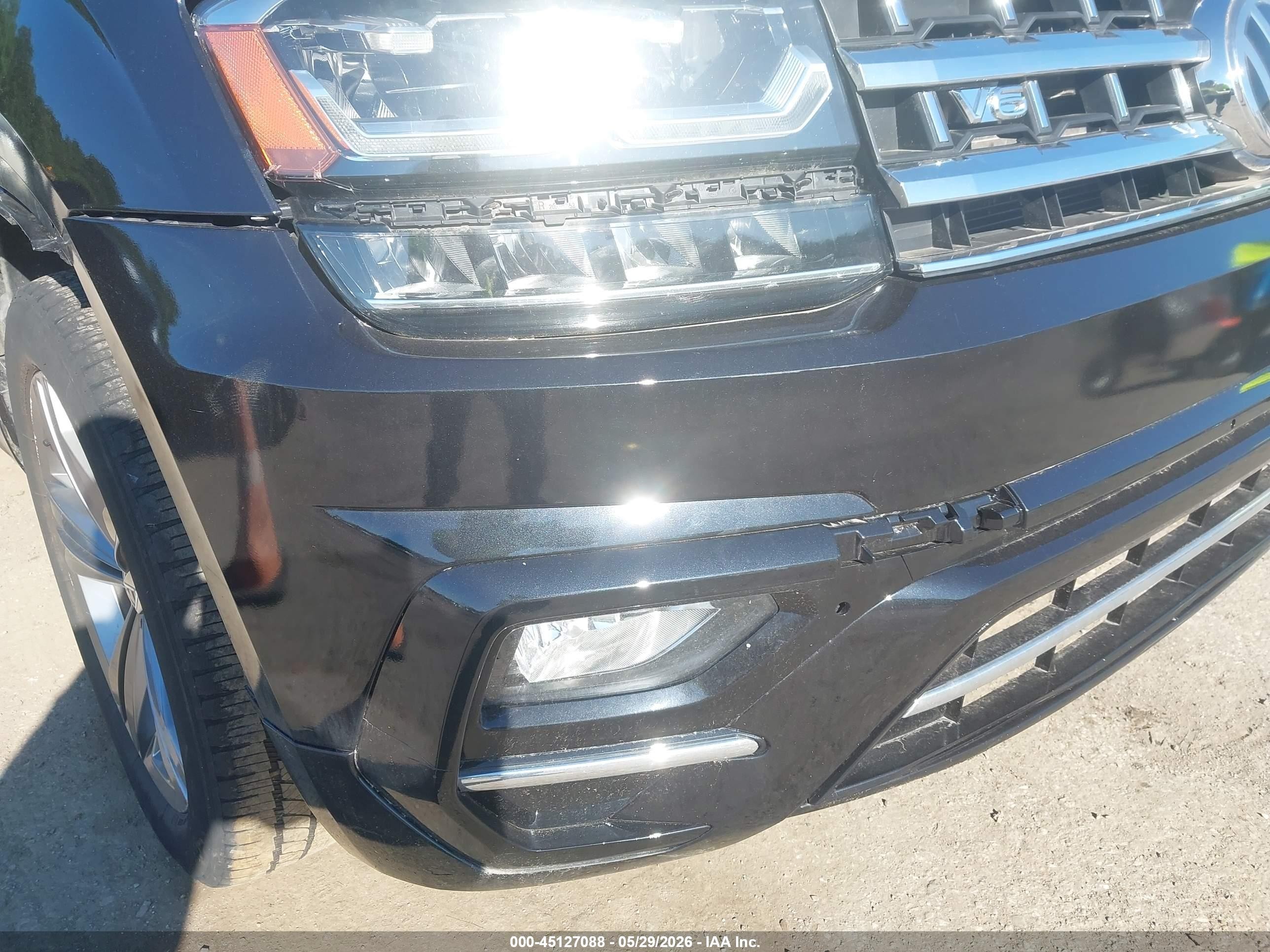 2019 Volkswagen Atlas 3.6l V6 Se W/technology R-line Black vin: 1V2XR2CA6KC562845