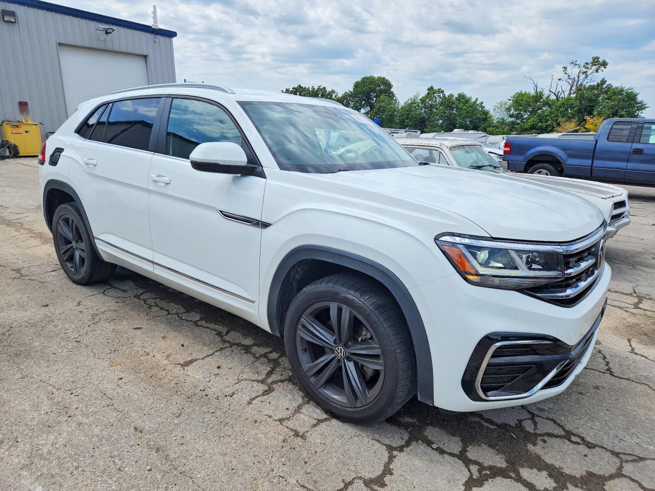 2020 Volkswagen Atlas Cross Sport Se White vin: 1V2YE2CA5LC219154
