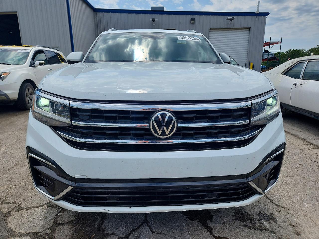 2020 Volkswagen Atlas Cross Sport Se White vin: 1V2YE2CA5LC219154