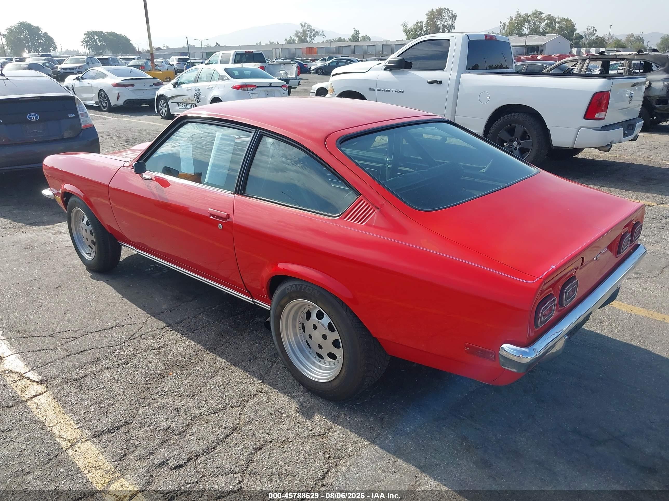 1973 Chevrolet Vega Красный vin: 1V77B3U356379