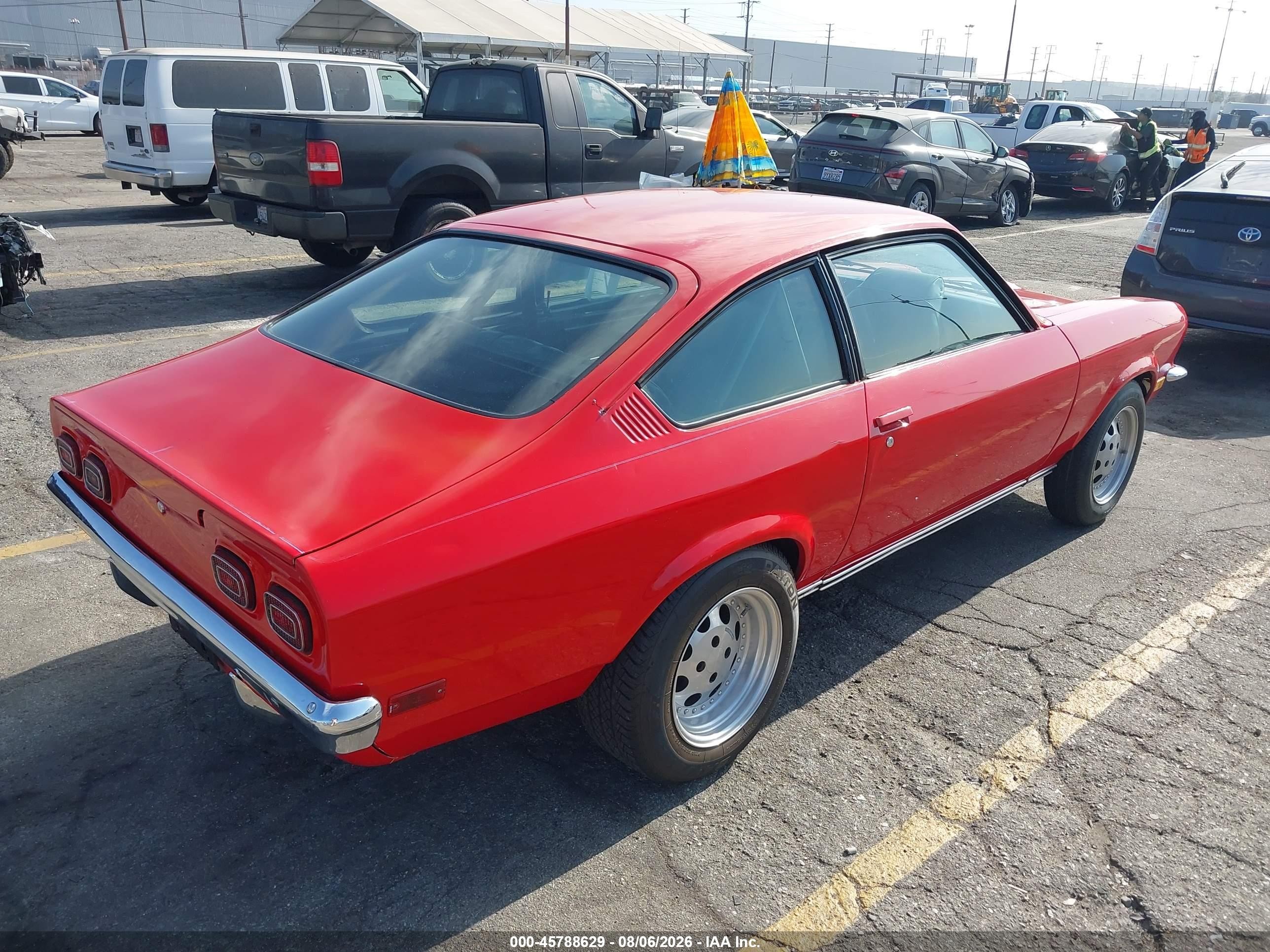1973 Chevrolet Vega Красный vin: 1V77B3U356379