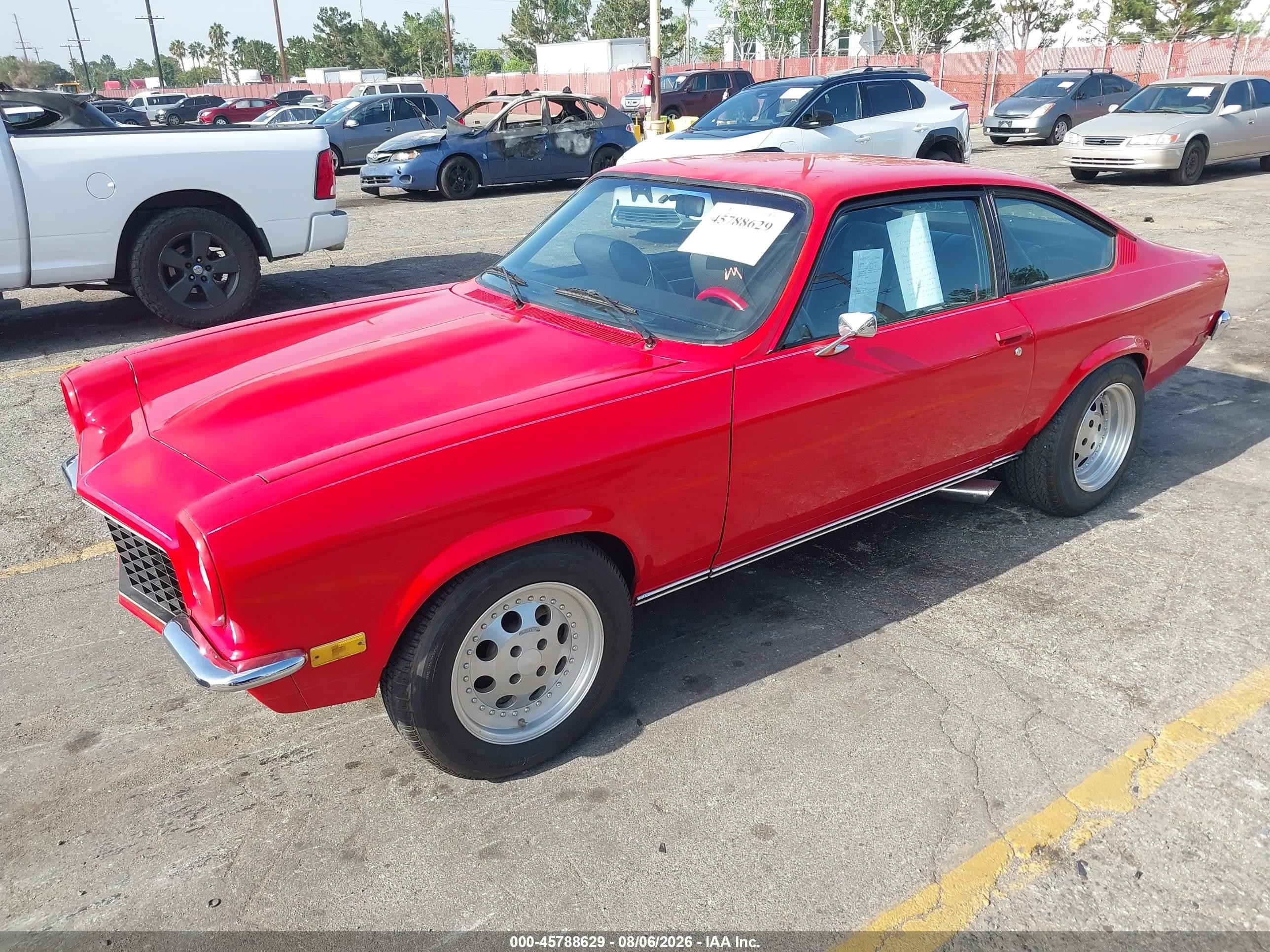 1973 Chevrolet Vega Красный vin: 1V77B3U356379