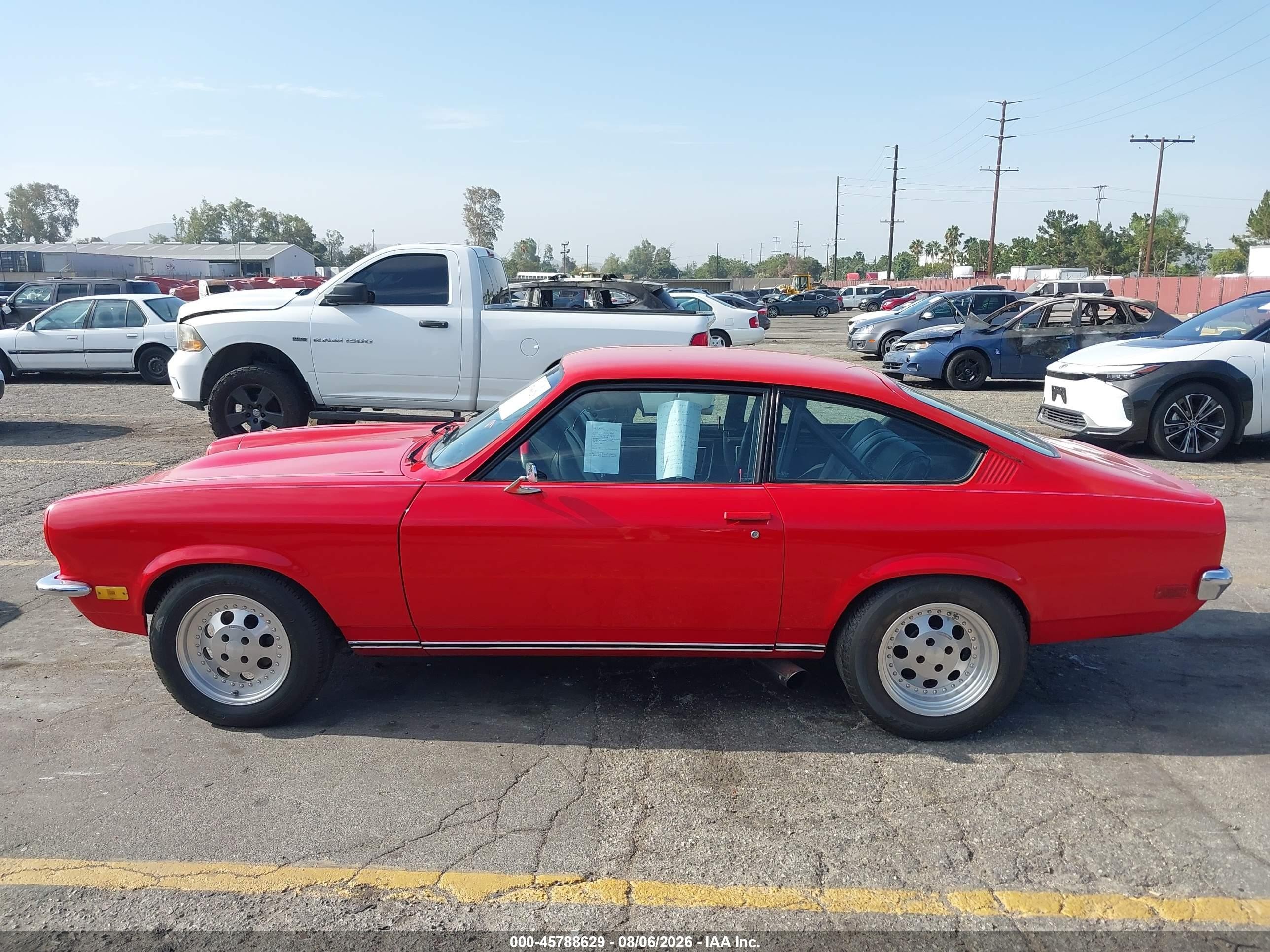 1973 Chevrolet Vega Красный vin: 1V77B3U356379