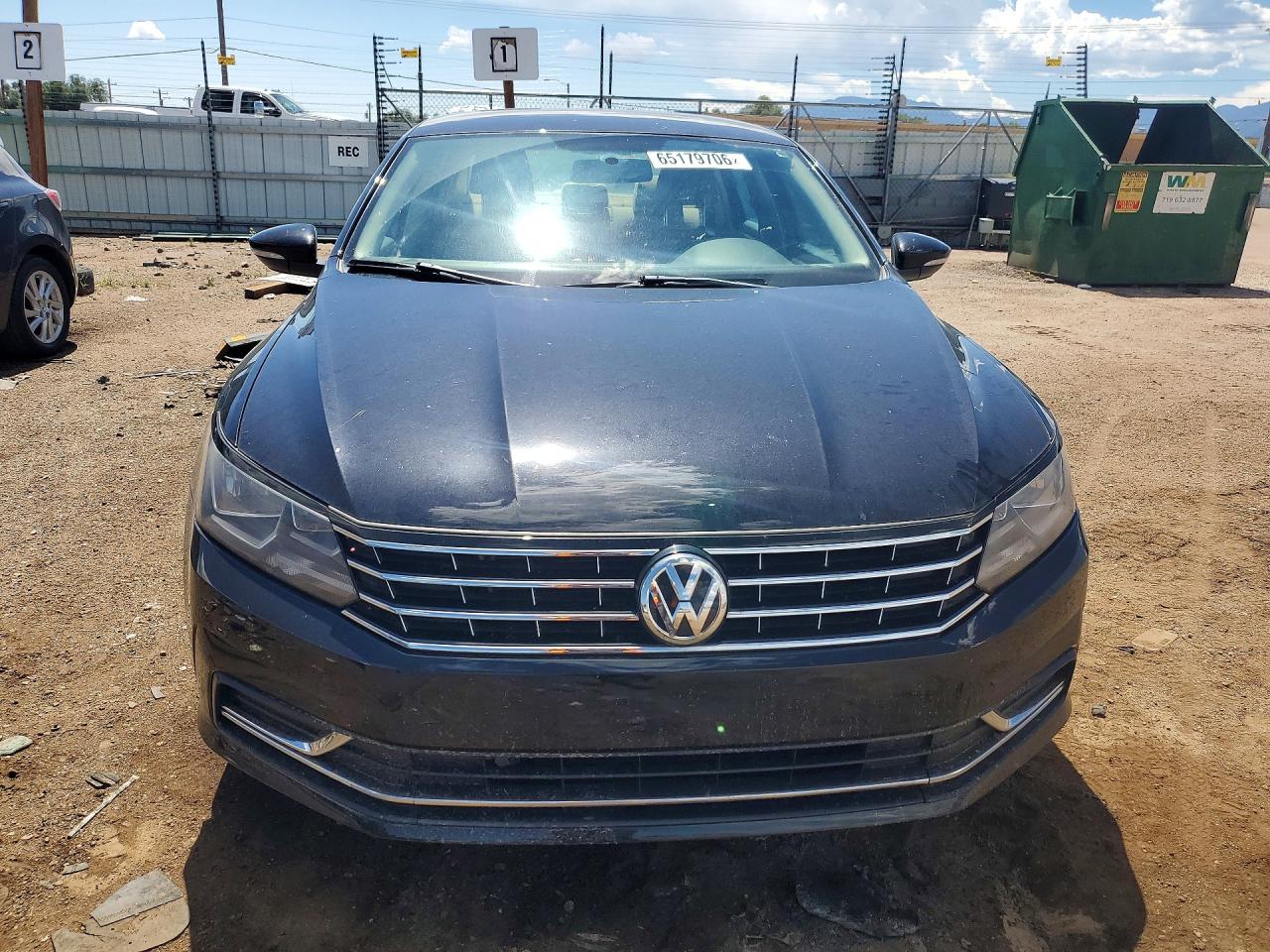 2018 Volkswagen Passat S Black vin: 1VWAA7A31JC044377
