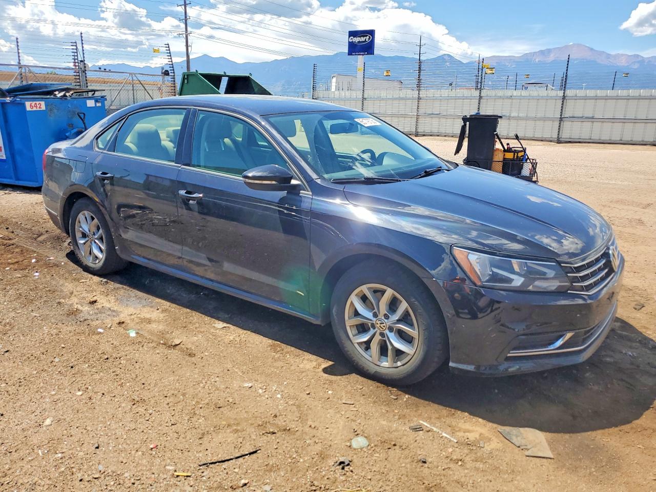 2018 Volkswagen Passat S Black vin: 1VWAA7A31JC044377