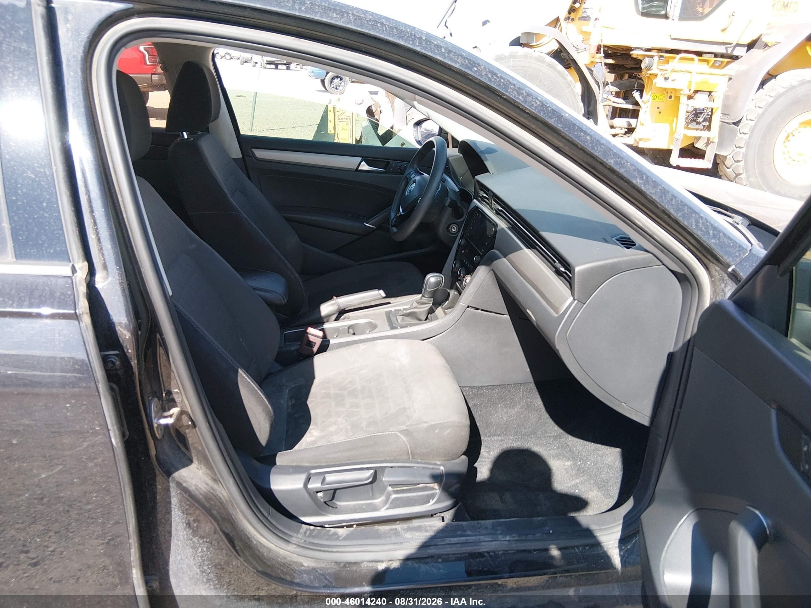 2020 Volkswagen Passat 2.0t S Black vin: 1VWAA7A32LC005476