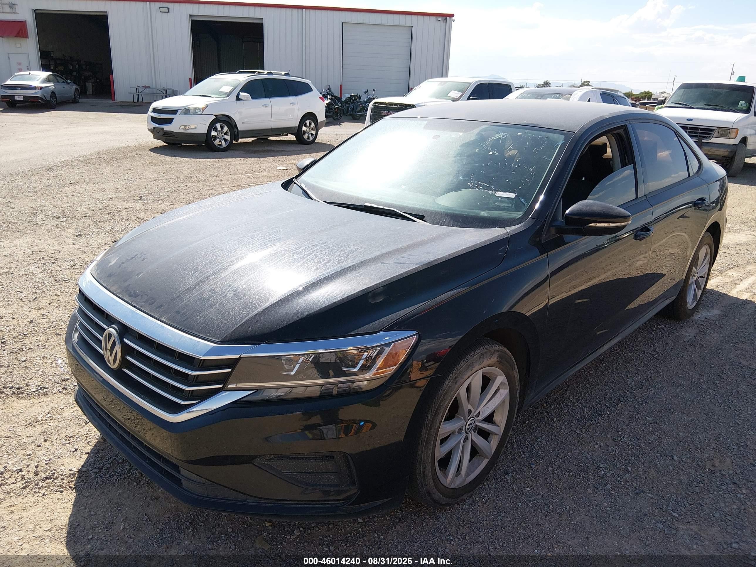 2020 Volkswagen Passat 2.0t S Black vin: 1VWAA7A32LC005476