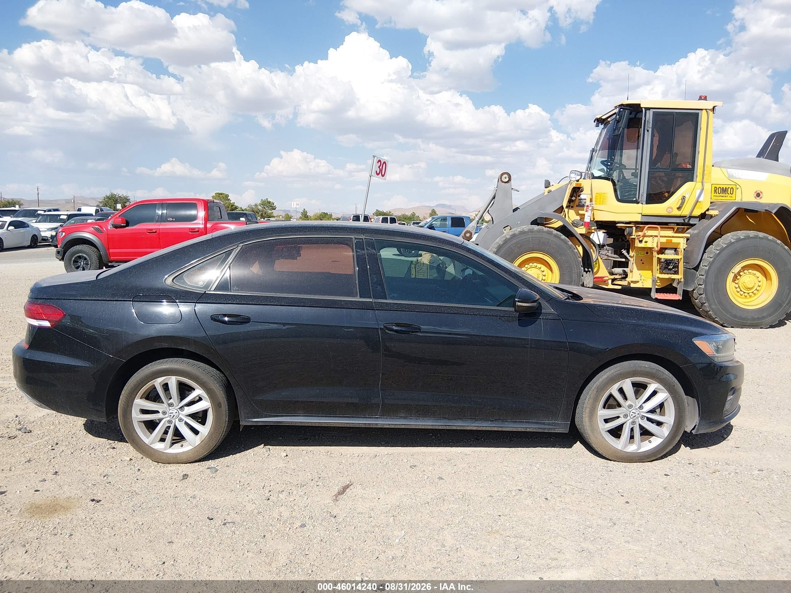 2020 Volkswagen Passat 2.0t S Black vin: 1VWAA7A32LC005476