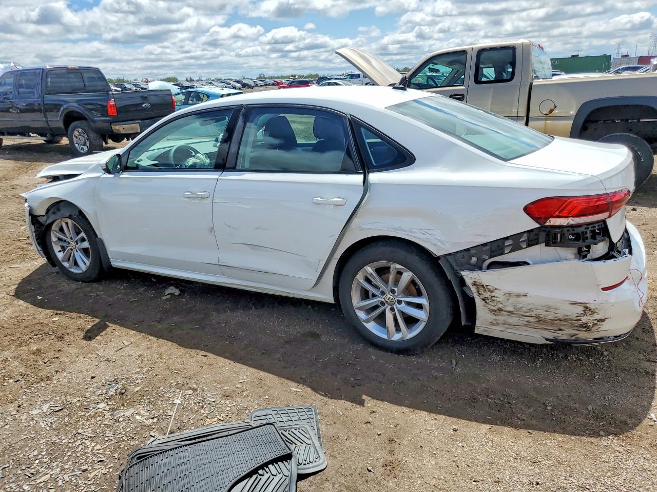 2020 Volkswagen Passat S White vin: 1VWAA7A33LC002599