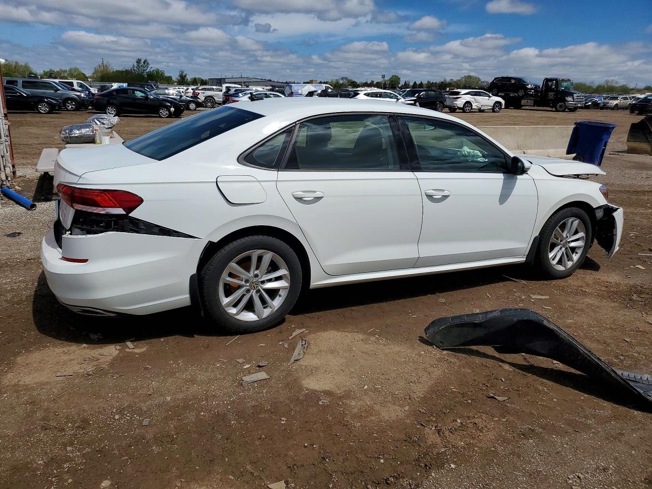 2020 Volkswagen Passat S White vin: 1VWAA7A33LC002599