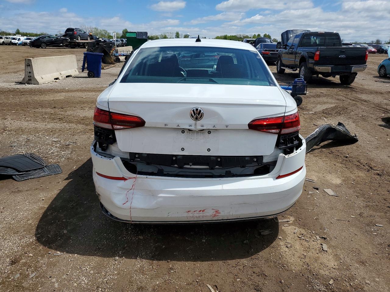 2020 Volkswagen Passat S White vin: 1VWAA7A33LC002599