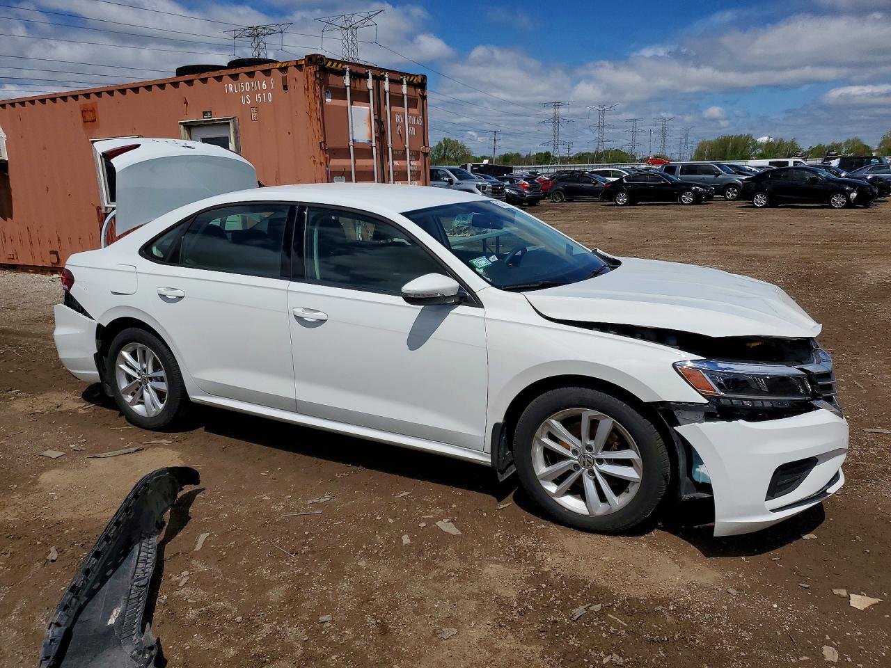 2020 Volkswagen Passat S White vin: 1VWAA7A33LC002599