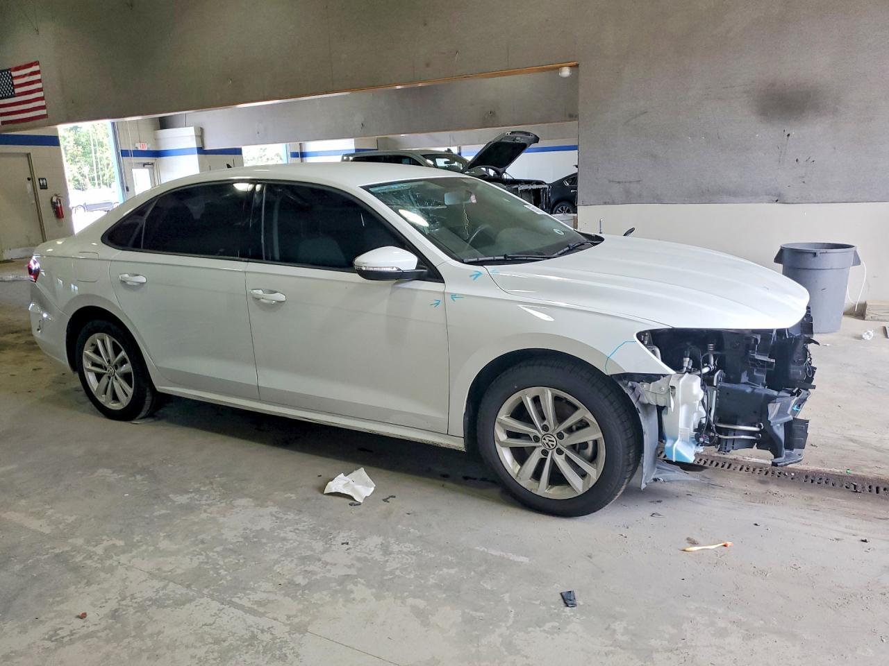 2021 Volkswagen Passat S White vin: 1VWAA7A33MC006993