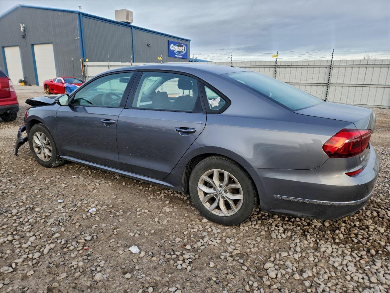 2018 Volkswagen Passat S Gray vin: 1VWAA7A35JC024388