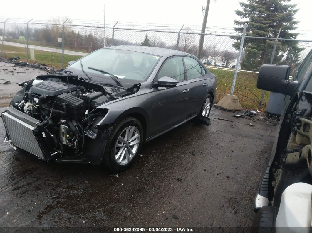 2021 Volkswagen Passat 2.0t S Серый vin: 1VWAA7A36MC004297