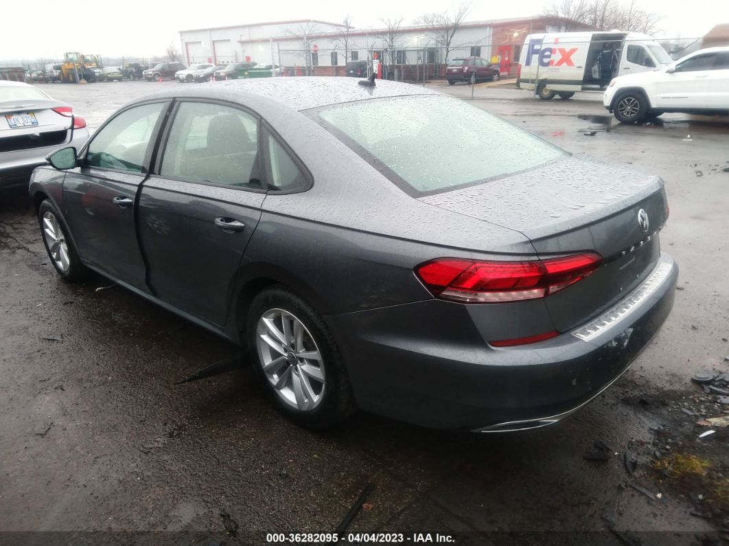 2021 Volkswagen Passat 2.0t S Серый vin: 1VWAA7A36MC004297
