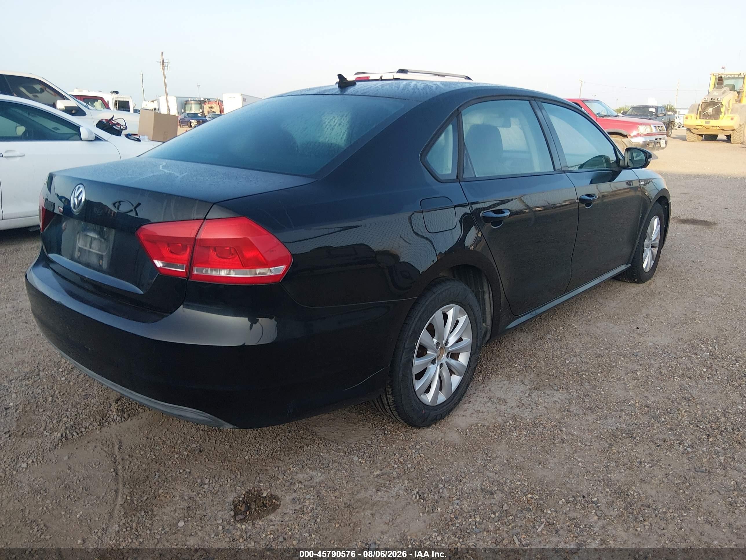 2013 Volkswagen Passat 2.5l Wolfsburg Edition Black vin: 1VWAH7A30DC142963