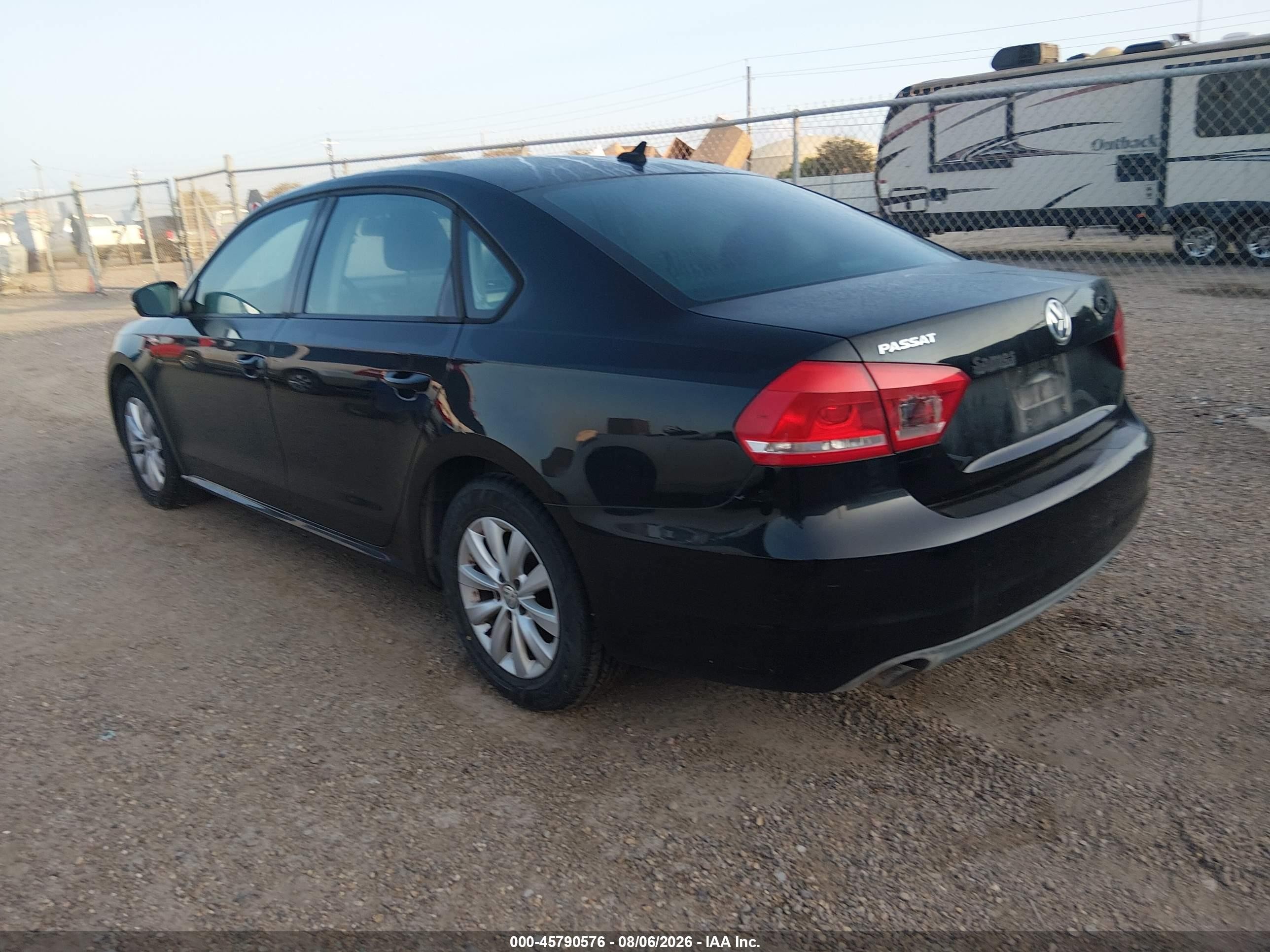2013 Volkswagen Passat 2.5l Wolfsburg Edition Black vin: 1VWAH7A30DC142963