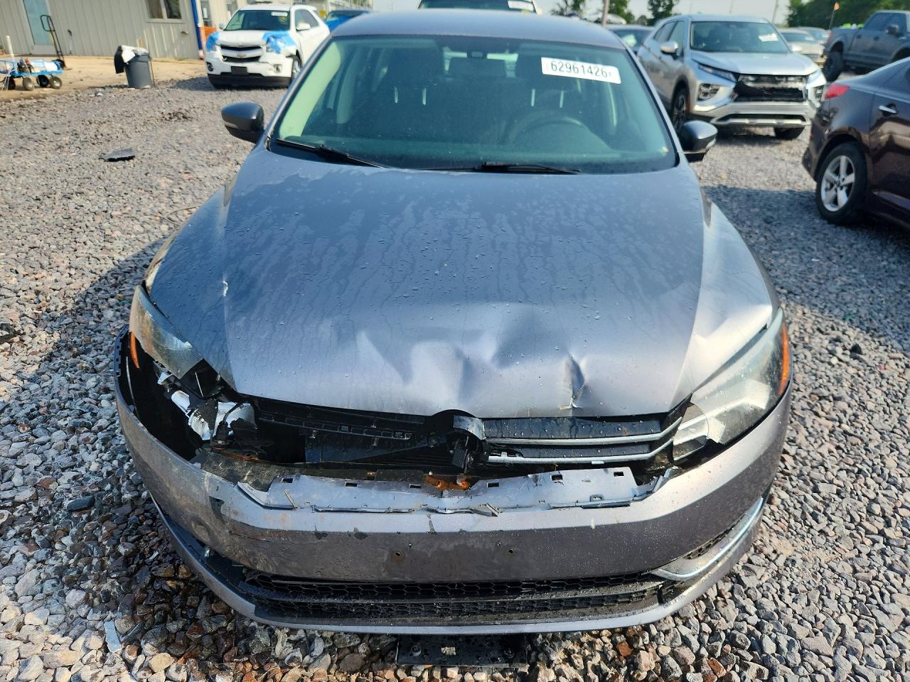 2013 Volkswagen Passat S Gray vin: 1VWAH7A30DC149685
