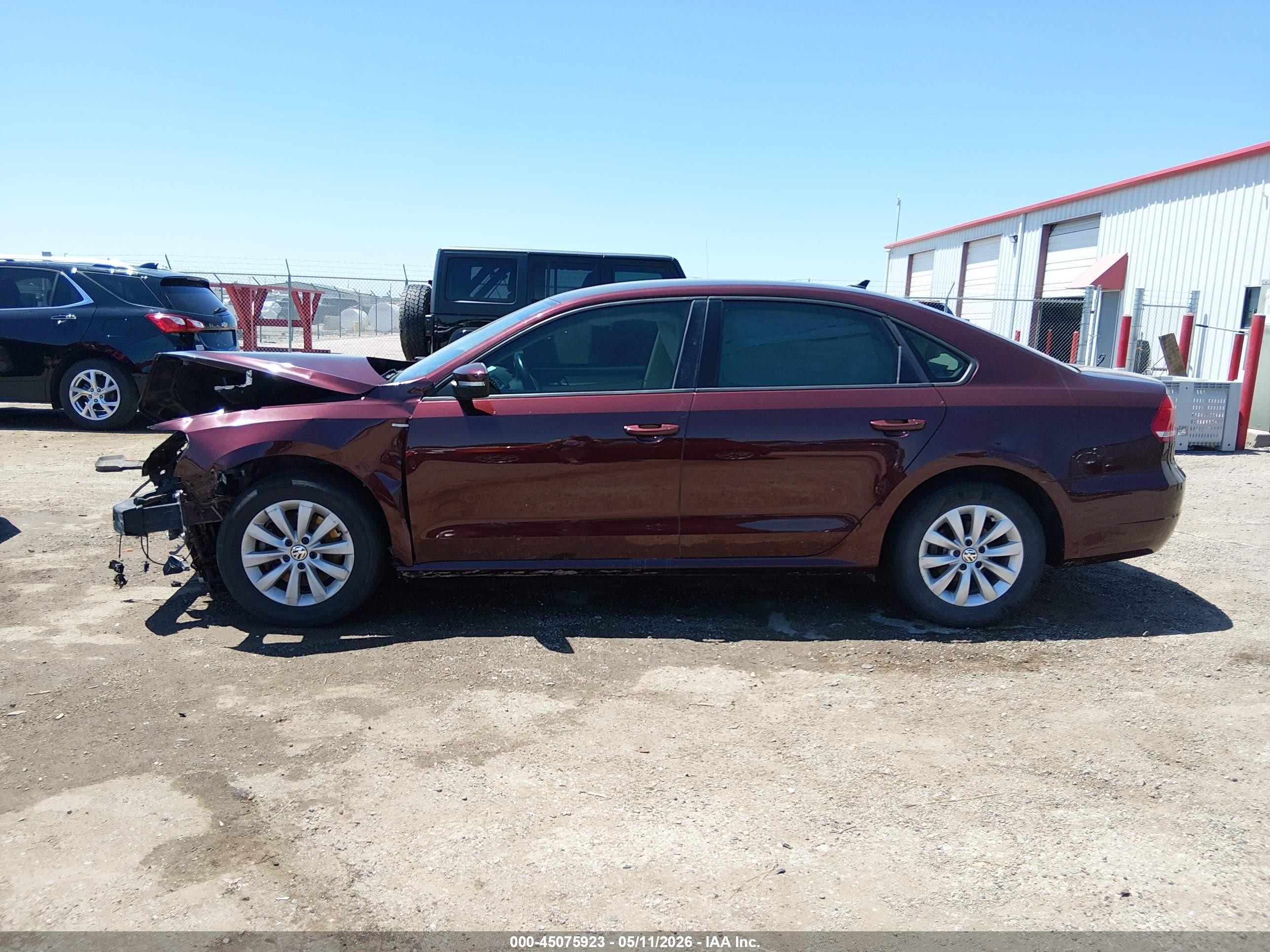 2014 Volkswagen Passat 2.5l Wolfsburg Edition Burgundy vin: 1VWAH7A30EC015373