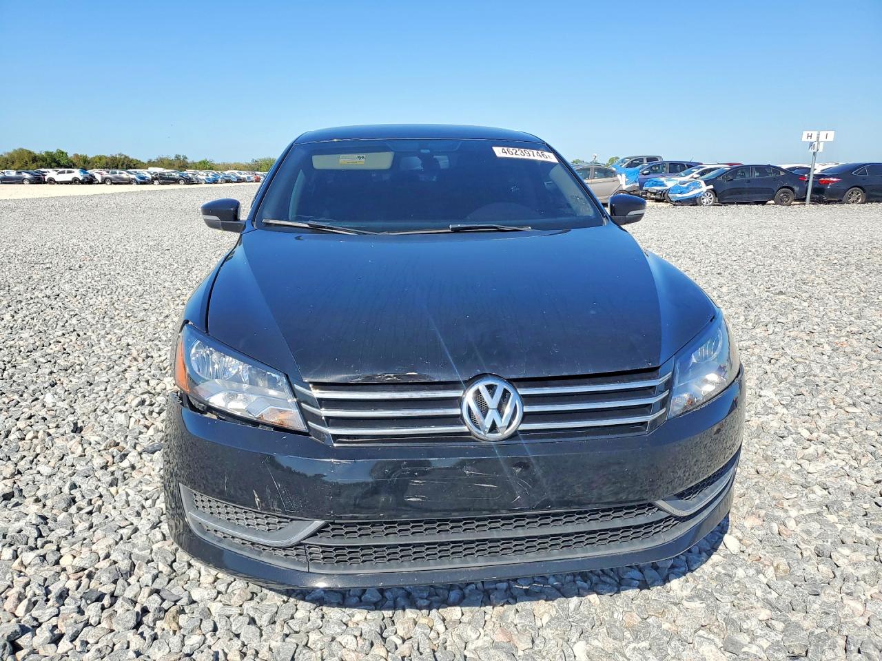 2014 Volkswagen Passat S Black vin: 1VWAH7A31EC011459