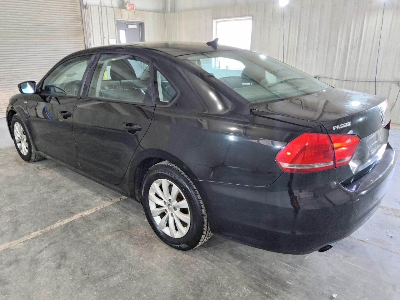 2014 Volkswagen Passat S Black vin: 1VWAH7A31EC018900
