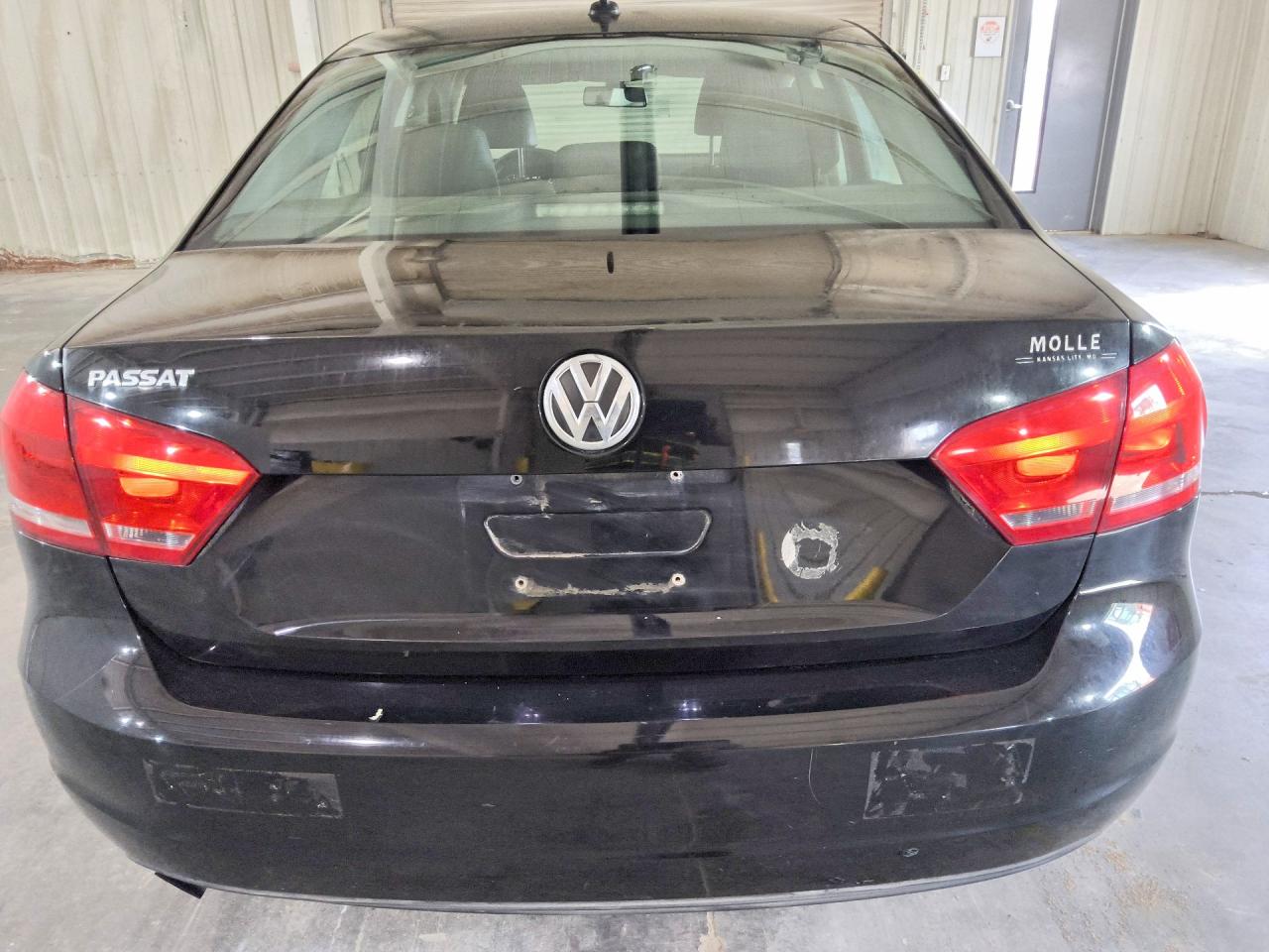 2014 Volkswagen Passat S Black vin: 1VWAH7A31EC018900
