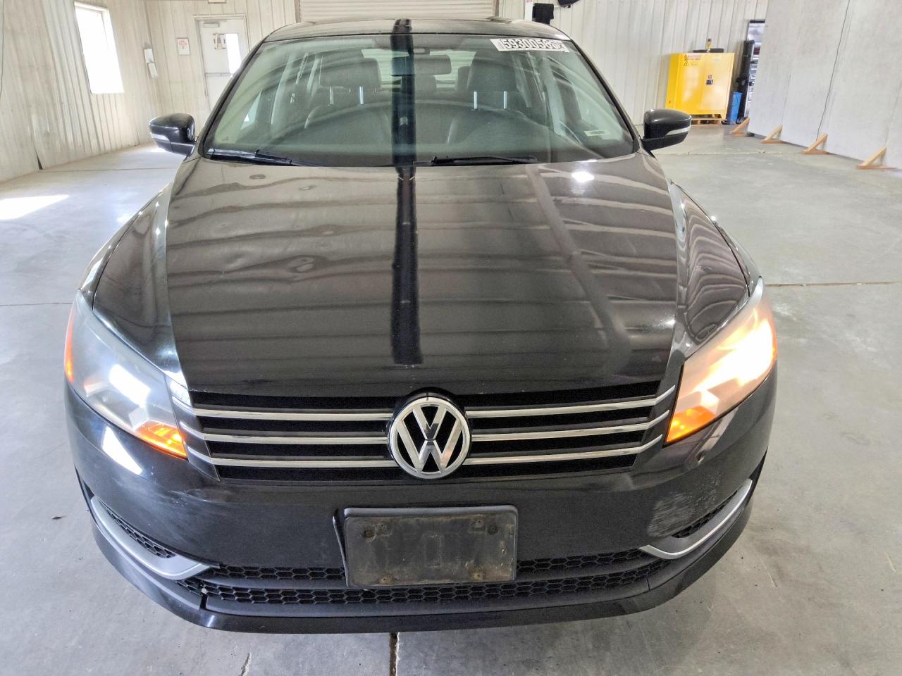 2014 Volkswagen Passat S Black vin: 1VWAH7A31EC018900